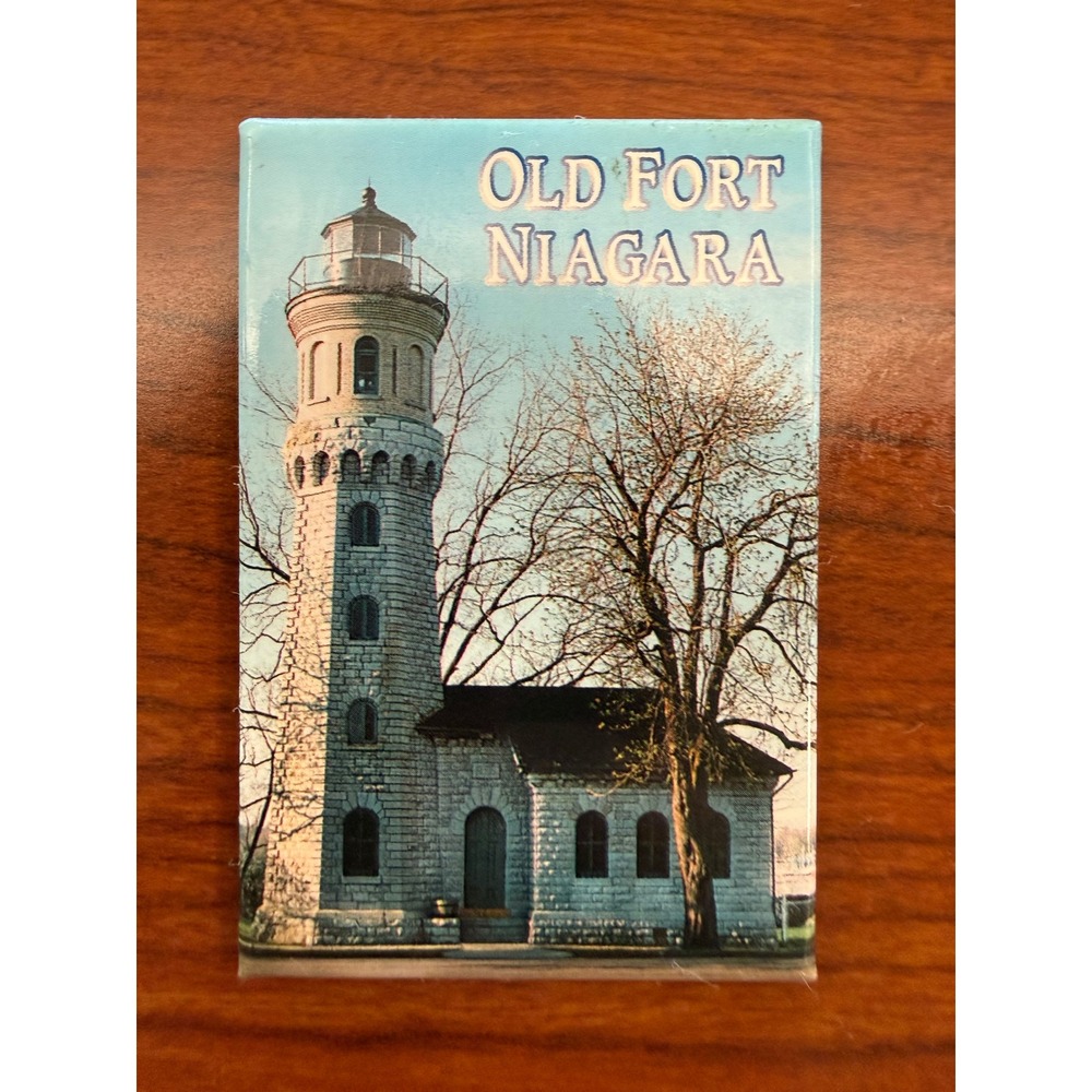 Old Fort Niagara Lighthouse Souvenir Refrigerator Magnet New York Travel Gift